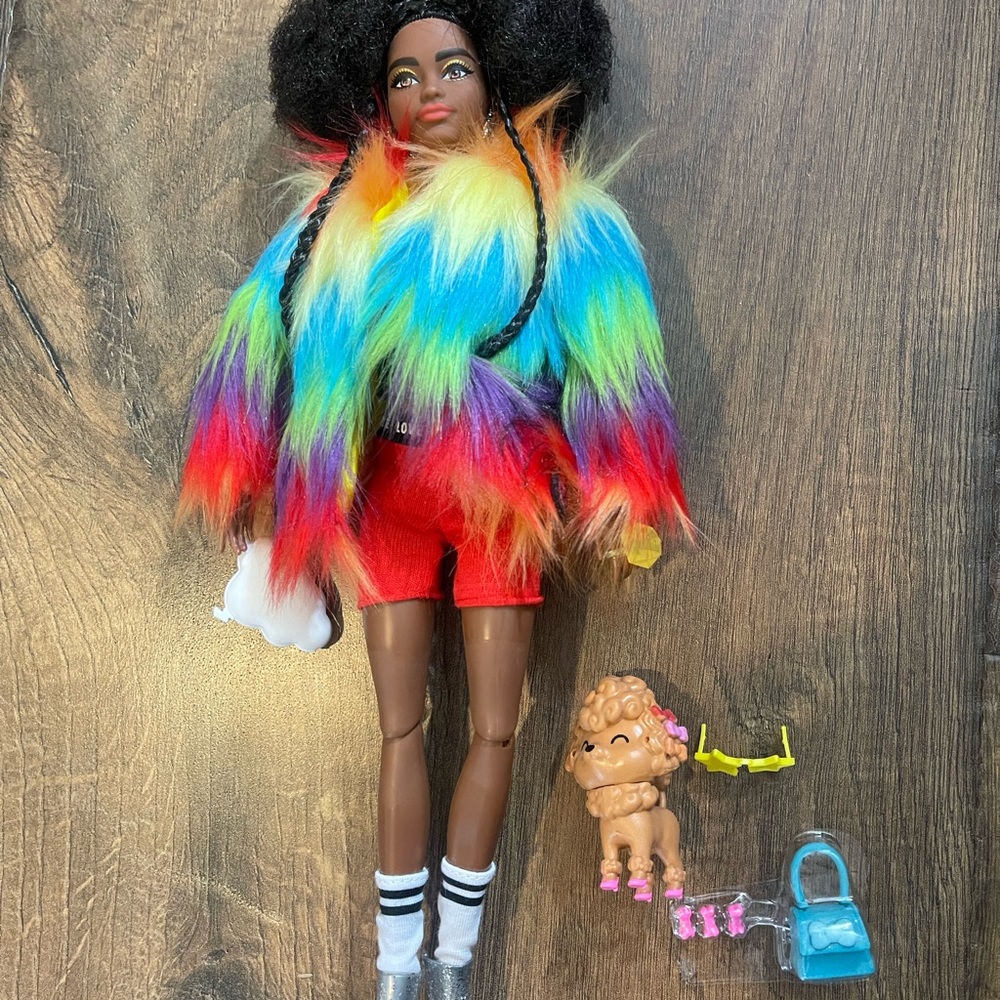 Afro - Barbie Extra Doll and Accessories